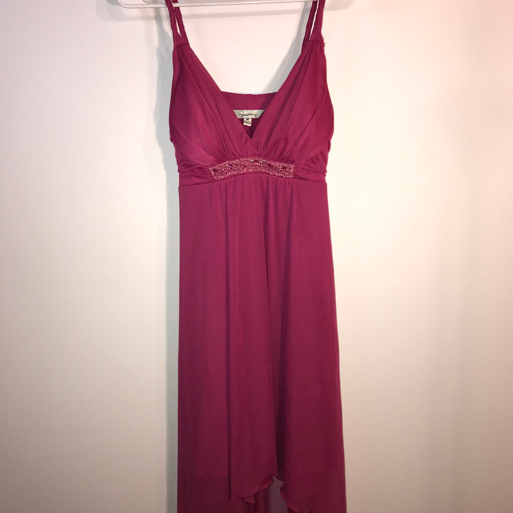 High Low Pink Dress
